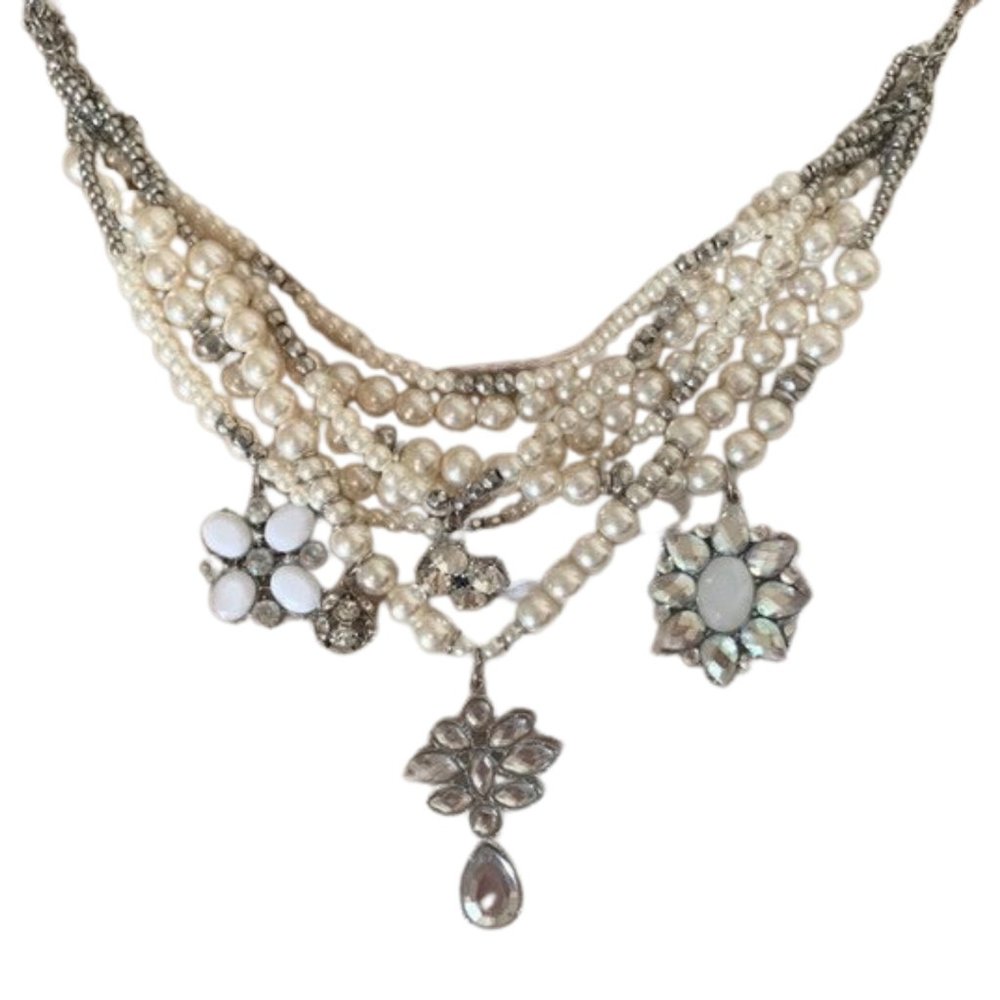 Francesca’s Multi String Statement Necklace